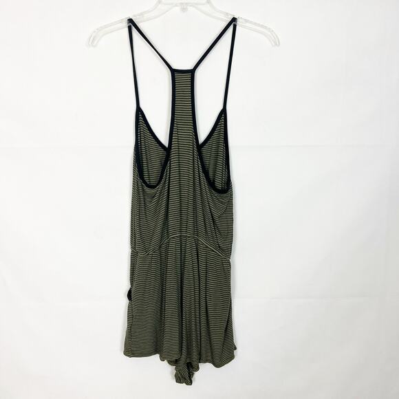 Silence + Noise Striped Sleeveless Romper Size L - Picture 5 of 9